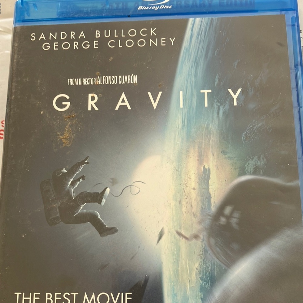 Gravity Blu-ray dvd